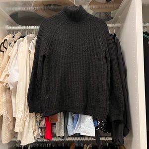 COS mohair black sweater xs